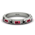 Ruby Baguette & Princess Eternity Band - Andrea No. 54 image 1