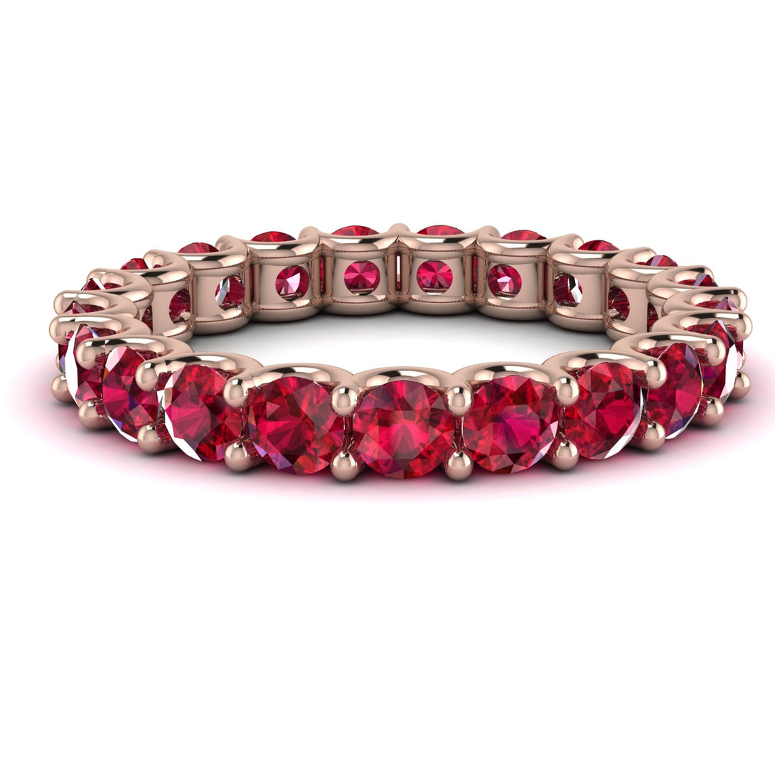 Ruby Eternity Ring - Jayla No. 11