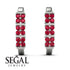 Ruby Minimalist Earrings - Elliot No. 12 image 2