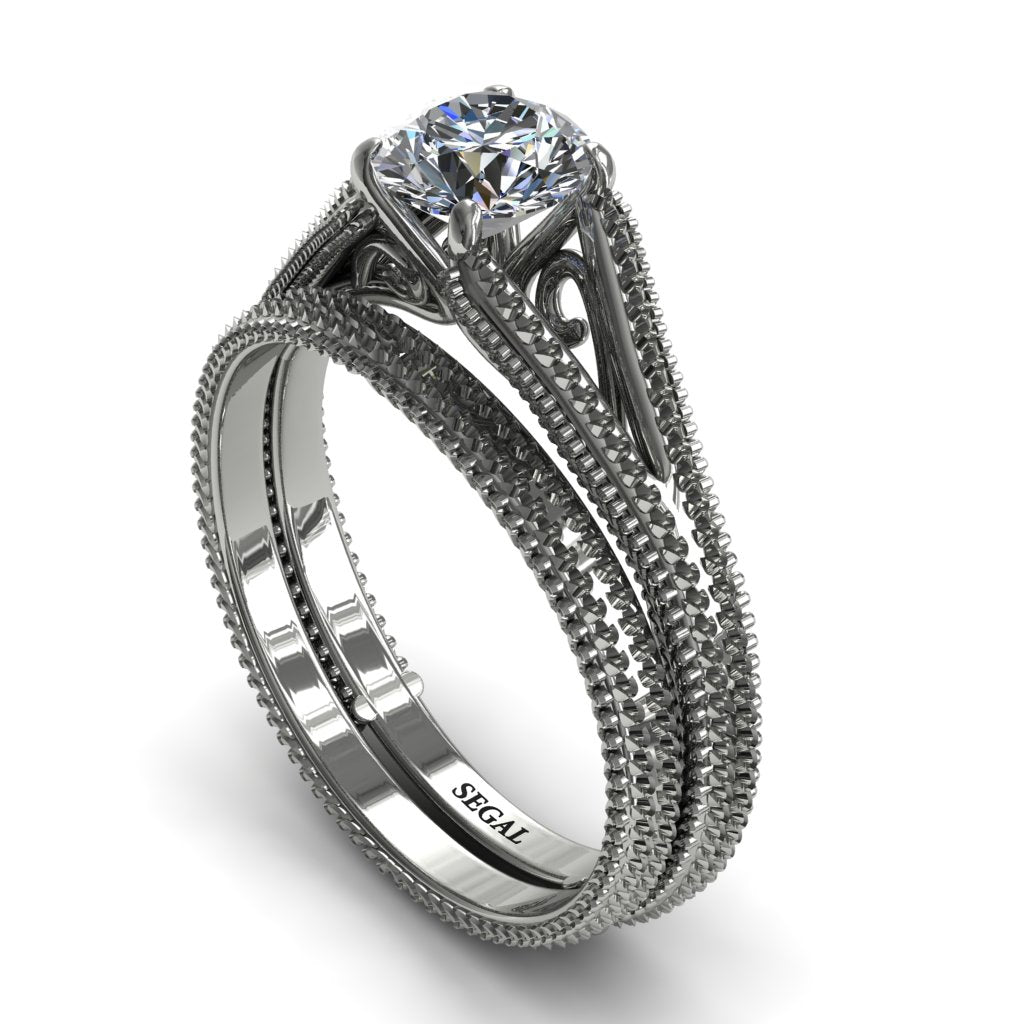 The Royal Queen Bridal Set Diamond Ring- Eva no. 3