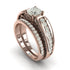 Stairway to Heaven Bridal Set Diamond Ring- Gabriella no. 2 image 1