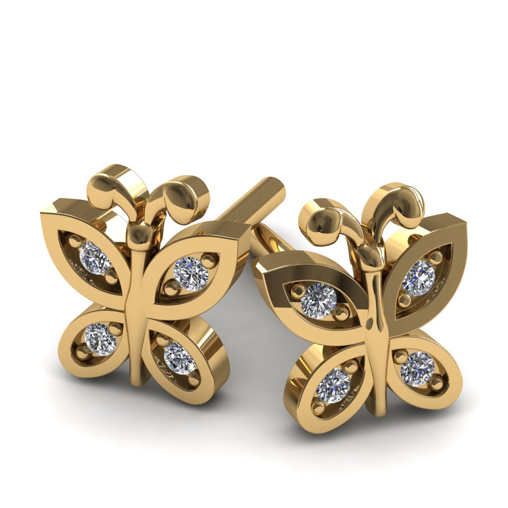 The Victorian Hexagon Diamond Earrings- Peyton no. 1