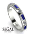 Sapphire Baguette & Princess Eternity Band - Andrea No. 63 image 2
