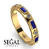 Sapphire Baguette & Princess Eternity Band - Andrea No. 61 image 2