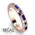 Sapphire Baguette & Princess Eternity Band - Andrea No. 74 image 2