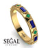Sapphire Baguette & Princess Eternity Band - Andrea No. 64 image 2