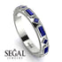 Sapphire Baguette & Princess Eternity Band - Andrea No. 75 image 2