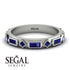 Sapphire Baguette & Princess Eternity Band - Andrea No. 75 image 10