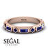 Sapphire Baguette & Princess Eternity Band - Andrea No. 74 image 10