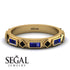 Sapphire Baguette & Princess Eternity Band - Andrea No. 67 image 10