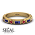 Sapphire Baguette & Princess Eternity Band - Andrea No. 70 image 10
