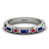 Sapphire Baguette & Princess Eternity Band - Andrea No. 72 image 1