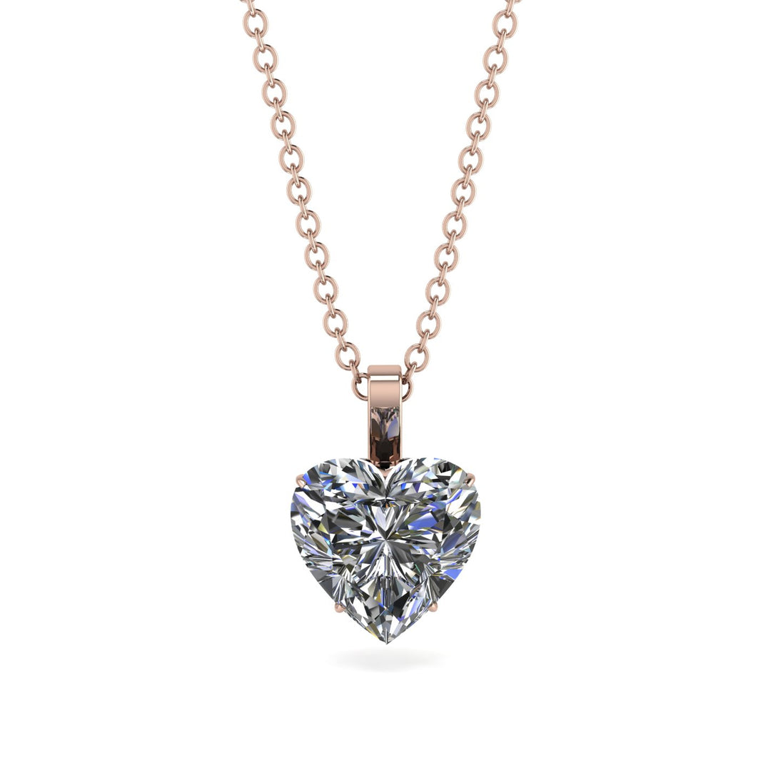 Heart Diamond Necklace - Noelle No. 32