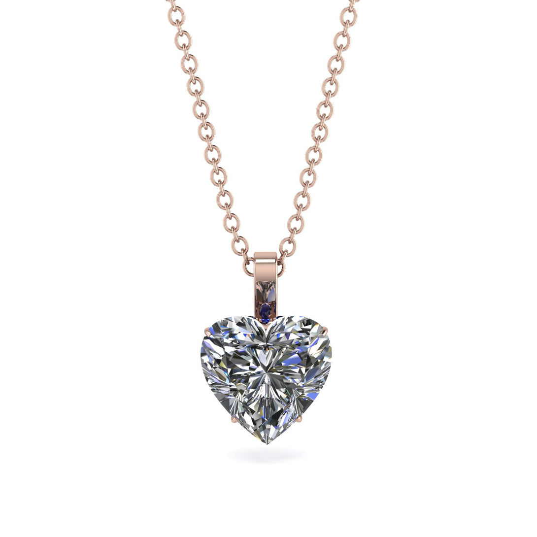 Heart Diamond Necklace - Noelle No. 62
