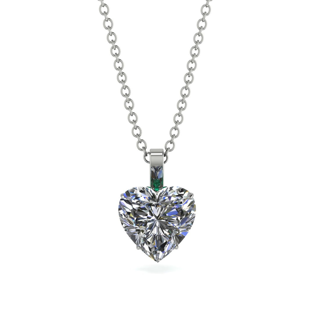 Heart Diamond Necklace - Noelle No. 18