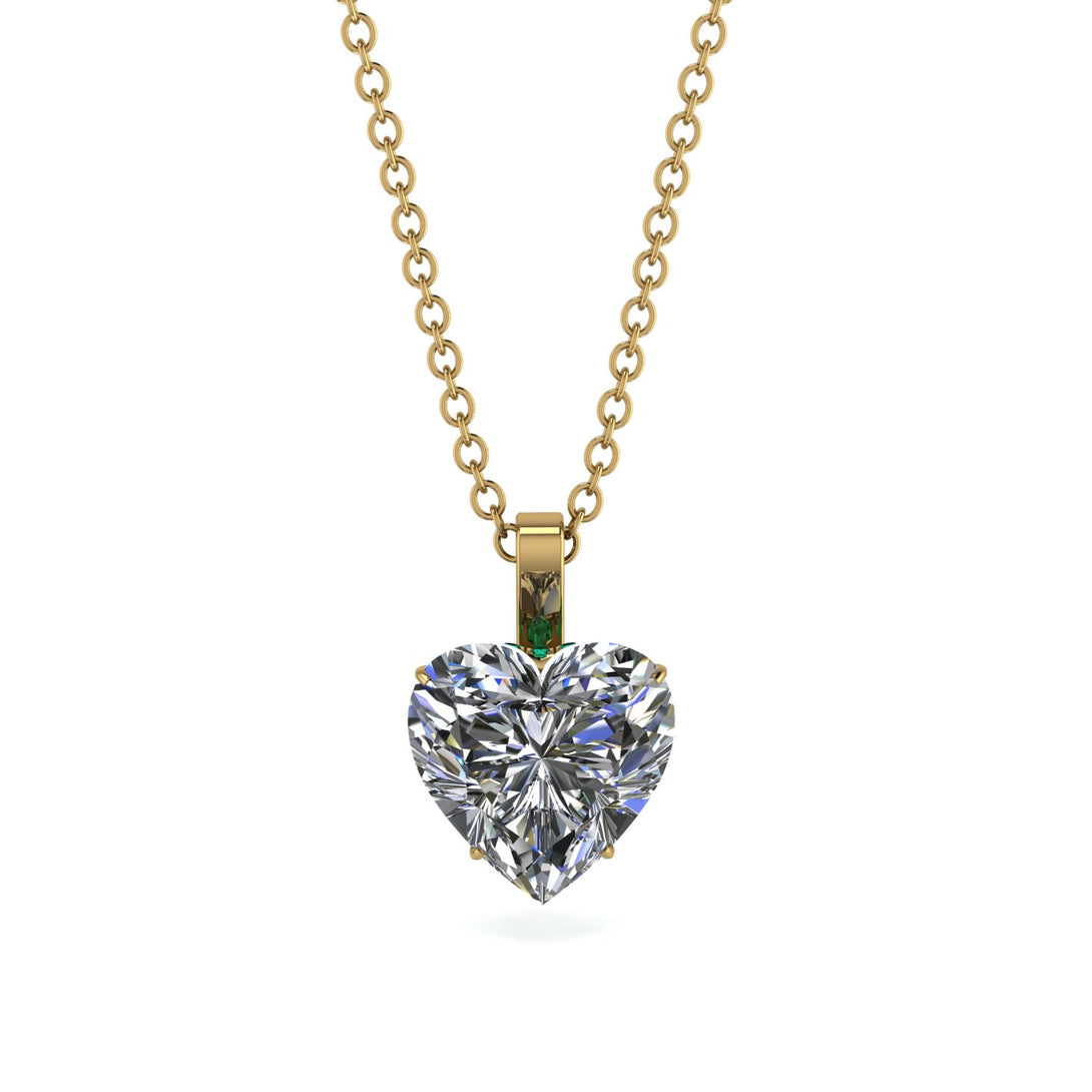 Heart Diamond Necklace - Noelle No. 16