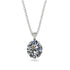 Oval Diamond Hidden Halo Necklace - Gemma No. 3 image 1