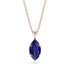 Hidden Halo Marquise Sapphire Necklace - Journey No. 29 image 1