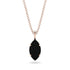 Hidden Halo Marquise Black Diamond Necklace - Journey No. 38 image 1