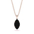 Hidden Halo Marquise Black Diamond Necklace - Journey No. 53 image 1