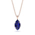 Hidden Halo Marquise Sapphire Necklace - Journey No. 74 image 1