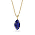 Hidden Halo Marquise Sapphire Necklace - Journey No. 43 image 1