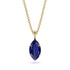 Hidden Halo Marquise Sapphire Necklace - Journey No. 58 image 1