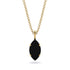 Hidden Halo Marquise Black Diamond Necklace - Journey No. 67 image 1