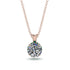 Diamond Necklace With Hidden Halo - Adaline No. 17 image 1