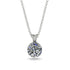 Diamond Necklace With Hidden Halo - Adaline No. 3 image 1
