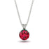 Ruby Necklace With Hidden Halo - Adaline No. 27 image 1