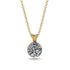 Diamond Necklace With Hidden Halo - Adaline No. 1 image 1