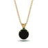 Black Diamond Necklace With Hidden Halo - Adaline No. 22 image 1