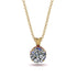 Diamond Necklace With Hidden Halo - Adaline No. 46 image 1