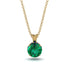 Emerald Necklace With Hidden Halo - Adaline No. 64 image 1