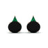 Hidden Halo Black Diamond Earrings - Rosalie No. 23 image 1