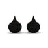 Hidden Halo Black Diamond Earrings - Rosalie No. 38 image 1