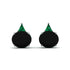 Hidden Halo Black Diamond Earrings - Rosalie No. 24 image 1