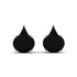 Hidden Halo Black Diamond Earrings - Rosalie No. 39 image 1