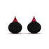 Hidden Halo Black Diamond Earrings - Rosalie No. 54 image 1