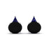Hidden Halo Black Diamond Earrings - Rosalie No. 68 image 1