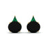 Hidden Halo Black Diamond Earrings - Rosalie No. 22 image 1