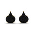 Hidden Halo Black Diamond Earrings - Rosalie No. 37 image 1