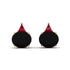Hidden Halo Black Diamond Earrings - Rosalie No. 52 image 1