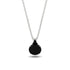 Hidden Halo Black Diamond Necklace - Rosalie No. 39 image 1