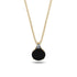 Hidden Halo Black Diamond Necklace - Rosalie No. 7 image 1