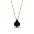 Hidden Halo Black Diamond Necklace - Rosalie No. 37 image 1