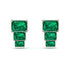 Hidden Diamonds Emerald Emerald Earrings - Briella No. 6 image 1