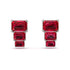 Hidden Diamonds Emerald Ruby Earrings - Briella No. 12 image 1