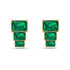 Hidden Diamonds Emerald Emerald Earrings - Briella No. 4 image 1